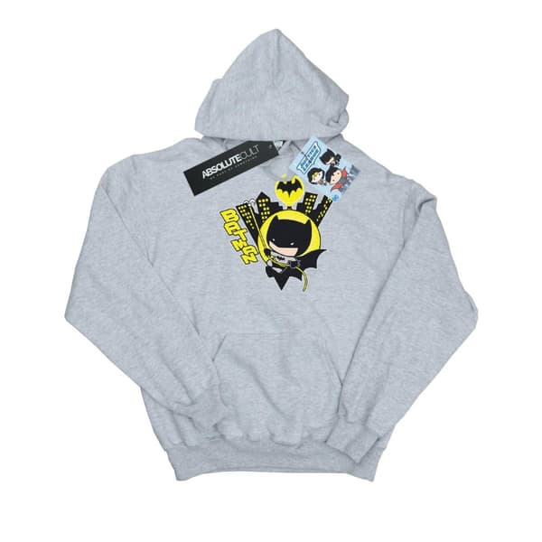 DC Comics Chibi Batman Swinging-hoodie för pojkar Sports Grey 12-13 Years