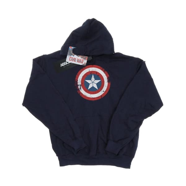 Marvel Kapten Amerika - inbördeskriget - dam/huvtröja med sköld