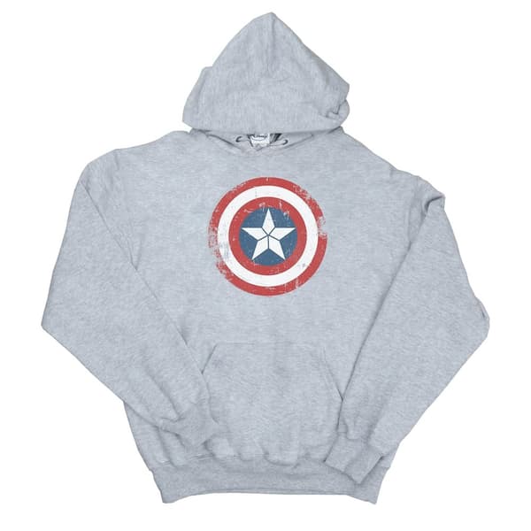 Marvel Kapten Amerika - inbördeskriget - dam/huvtröja med sköld