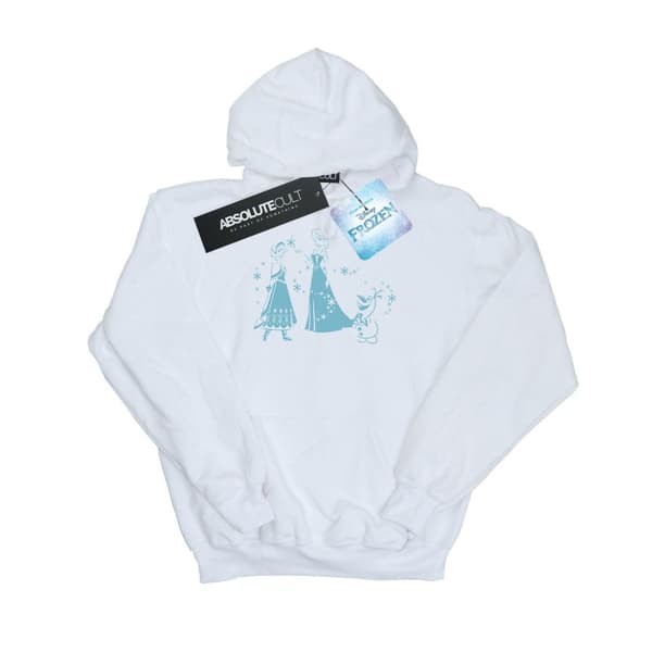 Disney Womens/Ladies Frozen Magic Snowflakes Hoodie
