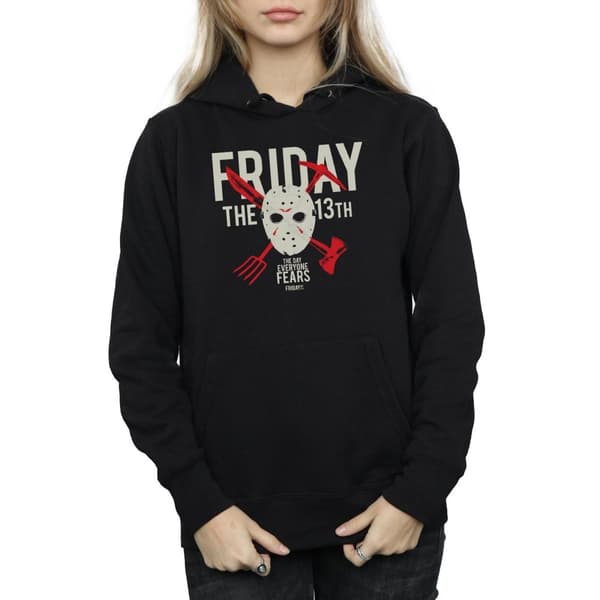 Friday 13th Womens/Ladies Day Of Fear Hoodie