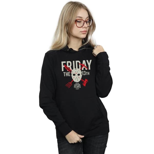 Friday 13th Womens/Ladies Day Of Fear Hoodie