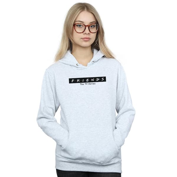 Friends Womens/Ladies Logo Block Hoodie