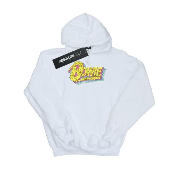David Bowie Womens/Ladies Moonlight 90s Logo Hoodie