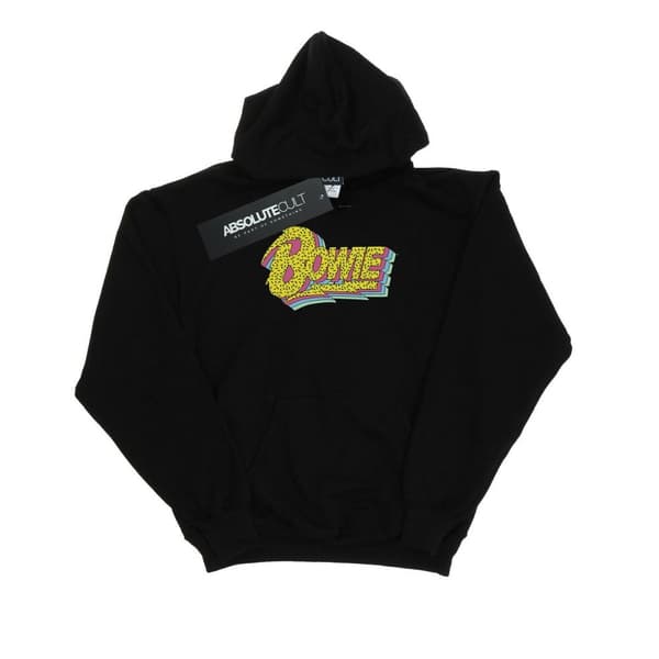 David Bowie Womens/Ladies Moonlight 90s Logo Hoodie
