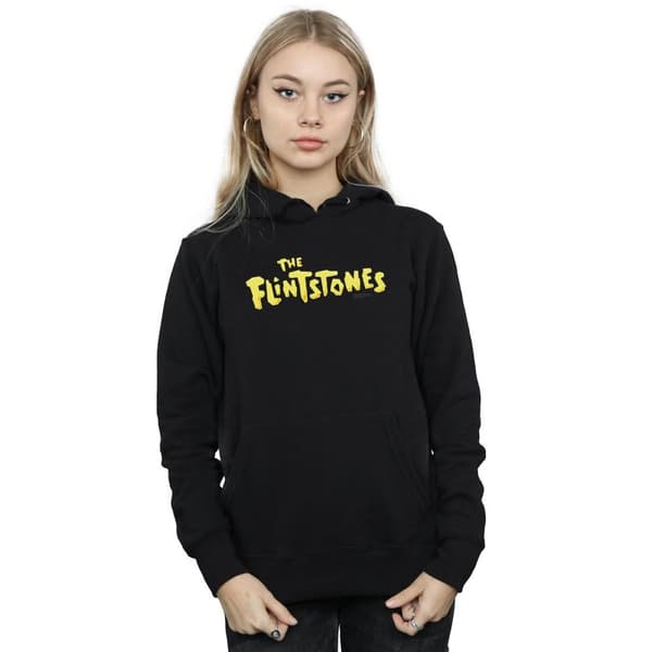 The Flintstones Womens/Ladies Original Logo Hoodie