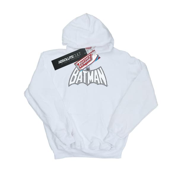 DC Comics Girls Batman Retro Crackle Logo Hoodie