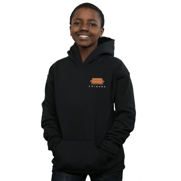 Friends Boys Couch Breast Print Hoodie