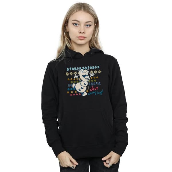 Disney Dam/kvinnor Frozen I Love Warm Hugs Hoodie