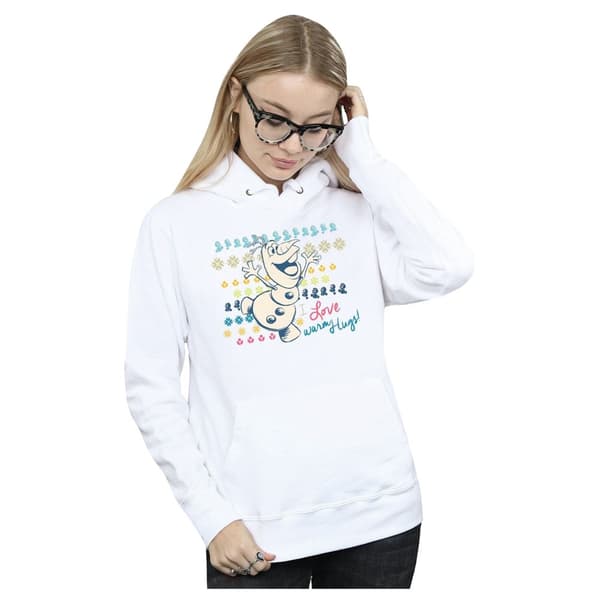 Disney Dam/kvinnor Frozen I Love Warm Hugs Hoodie