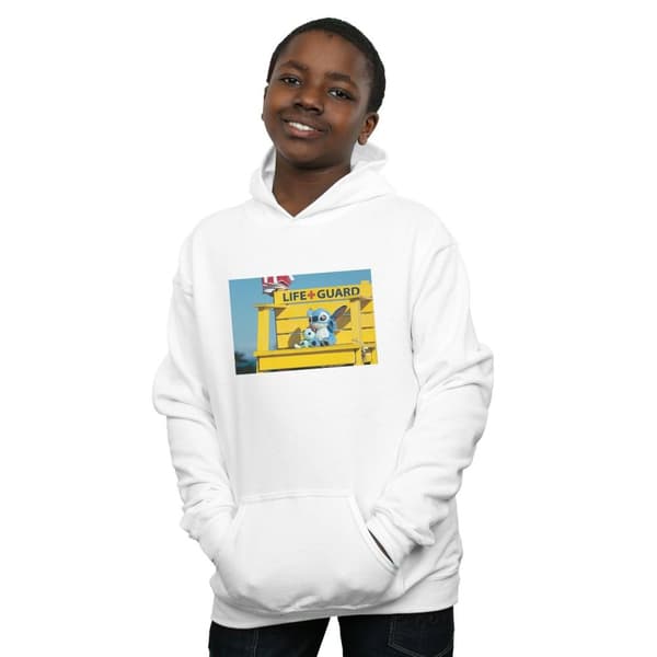 Disney Boys Lilo And Stitch Life Guard Hoodie