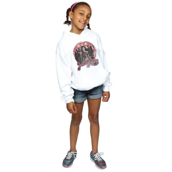 DC Comics Girls Justice League Movie Group Pose Hoodie