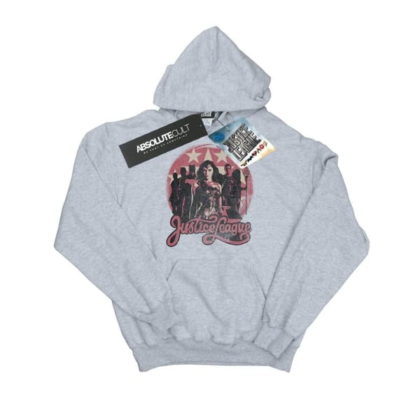 DC Comics Girls Justice League Movie Group Pose Hoodie