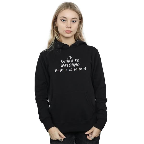 Friends Kvinnor/Ladies Rather Be Watching Hoodie