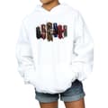 Miniatyrbild 3 av 5: DC Comics Justice League Movie Team Hexagons-hoodie för tjejer
