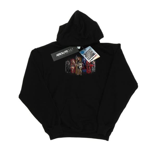 DC Comics Justice League Movie Team Hexagons-hoodie för tjejer