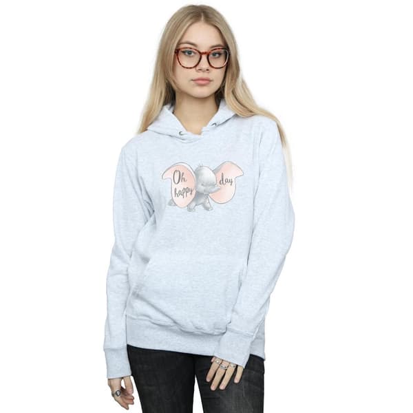 Disney Womens/Ladies Dumbo Happy Day Hoodie