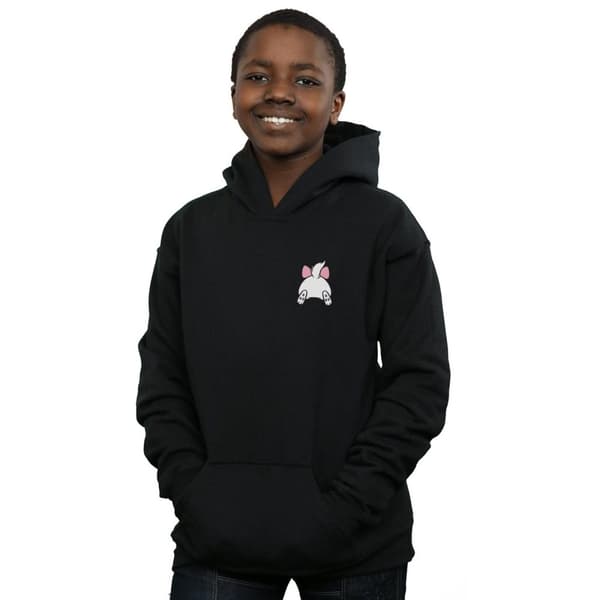 Disney Boys Aristocats Marie Backside Breast Print Hoodie