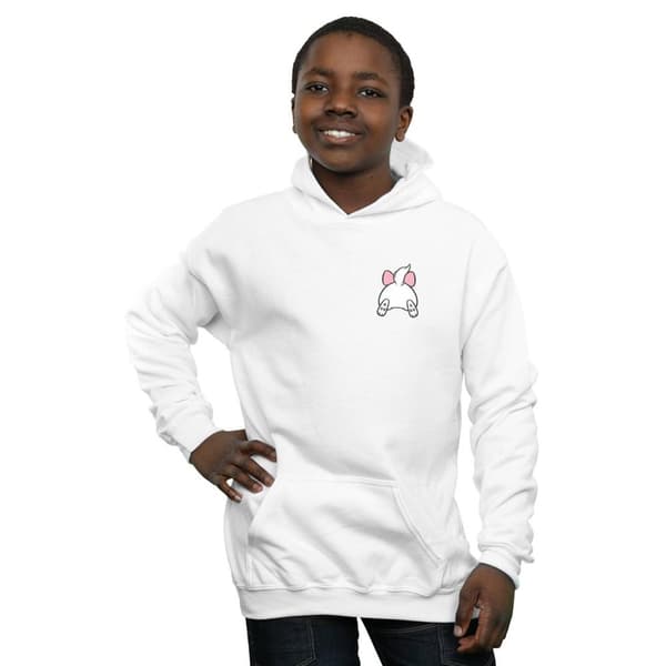 Disney Boys Aristocats Marie Backside Breast Print Hoodie