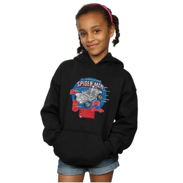 Marvel Girls Spider-Man Spider-Buggy Breakdown Hoodie