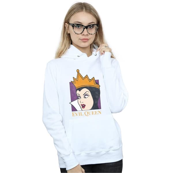 Disney Womens/Ladies Evil Queen Cropped Head Hoodie