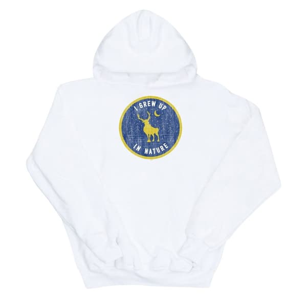 Disney Womens/Ladies Frozen 2 Sven I Grew Up In Nature Hoodie White XXL