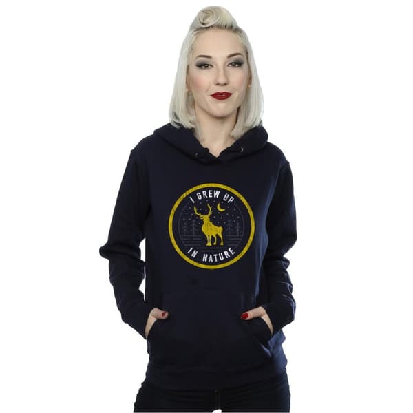 Disney Womens/Ladies Frozen 2 Sven I Grew Up In Nature Hoodie