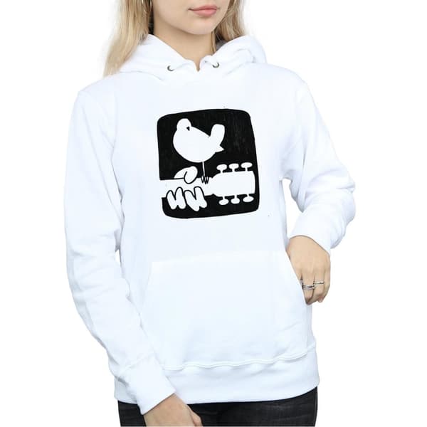 Woodstock Womens/Ladies Guitar Logo Hoodie