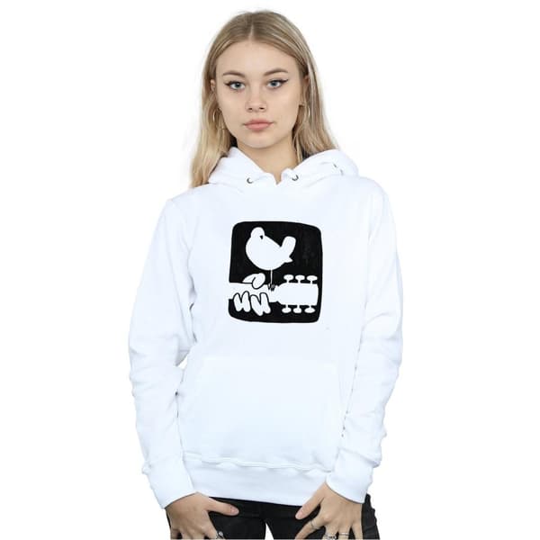 Woodstock Womens/Ladies Guitar Logo Hoodie