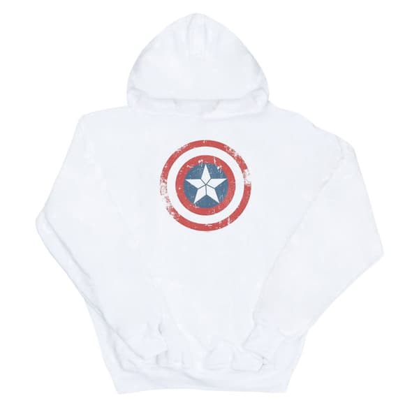 Marvel Girls Captain America Civil War Distressed Shield Hoodie