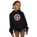 Miniatyrbillede 2 af 3: Marvel Girls Captain America Civil War Distressed Shield Hoodie