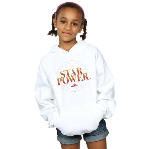 Marvel Girls Captain Marvel Star Power Hoodie