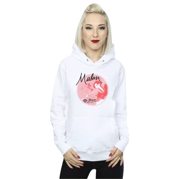 Disney Womens/Ladies Mulan Be True Hoodie