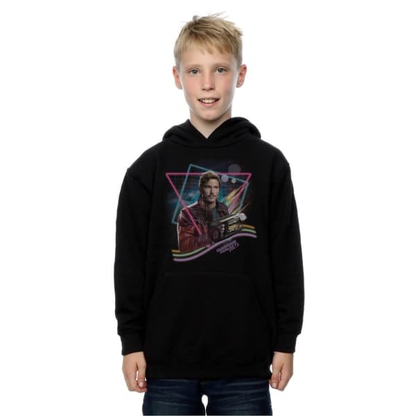 Marvel Pojkar Guardians Of The Galaxy Neon Star Lord Hoodie