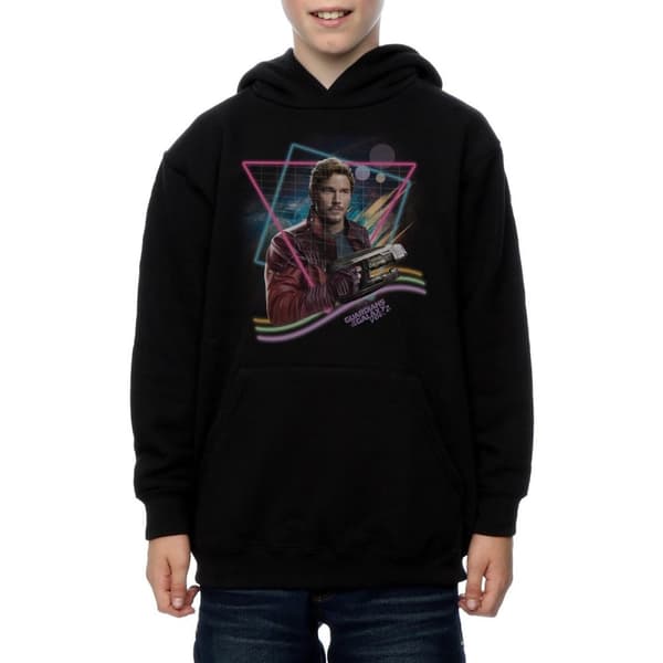 Marvel Pojkar Guardians Of The Galaxy Neon Star Lord Hoodie