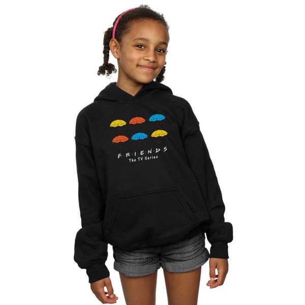 Friends Girls Coloured Umbrellas Hoodie