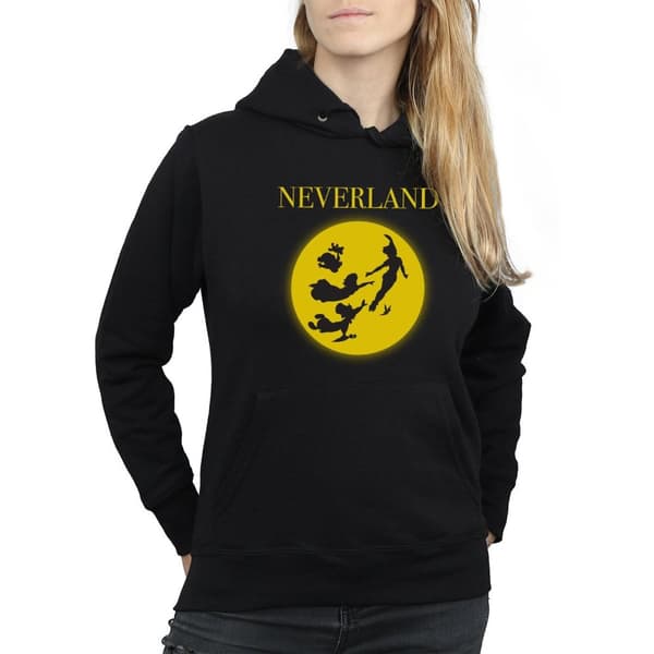 Disney Peter Pan Moon Silhouettes-hoodie för kvinnor/damer