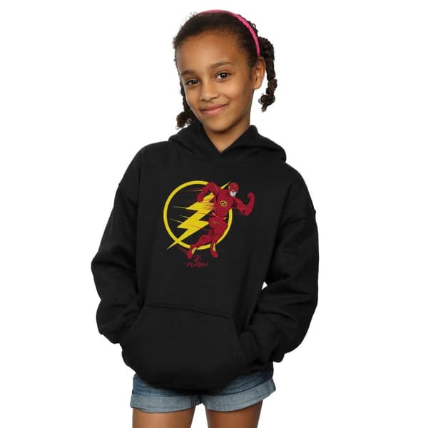 DC Comics Girls The Flash Running Emblem Hoodie