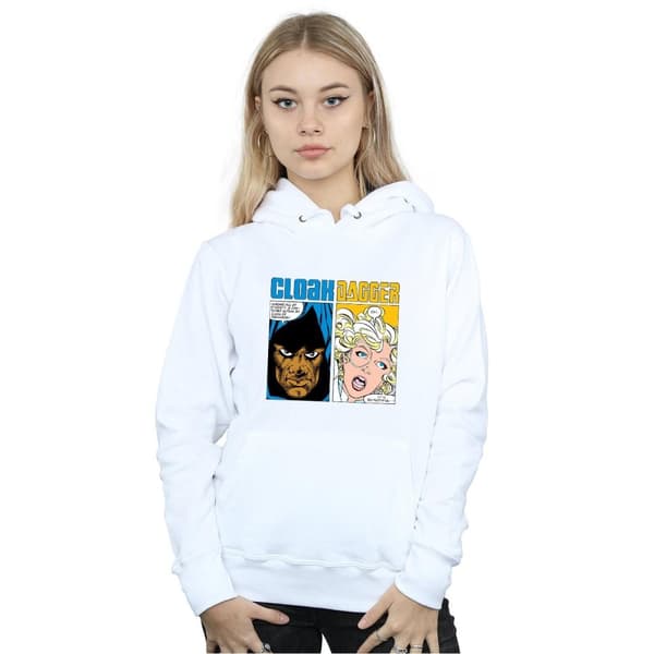 Marvel Womens/Ladies Cloak And Dagger Comic Panels Hoodie