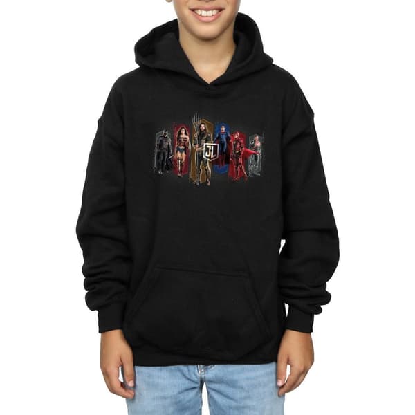 DC Comics Boys Justice League Movie Team Hexagons Hoodie