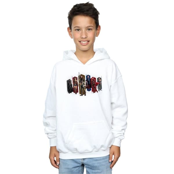 DC Comics Boys Justice League Movie Team Hexagons Hoodie