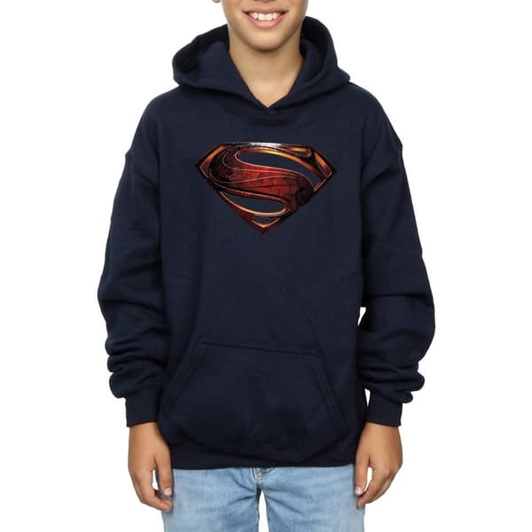 DC Comics Pojkar Justice League Movie Superman Emblem Hoodie