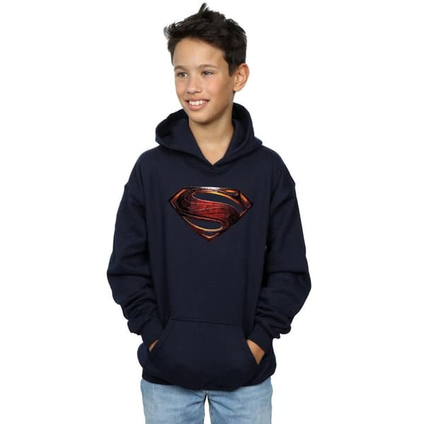 DC Comics Pojkar Justice League Movie Superman Emblem Hoodie
