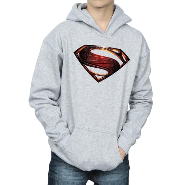 DC Comics Pojkar Justice League Movie Superman Emblem Hoodie