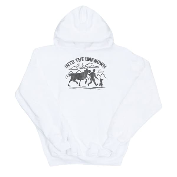 Disney Frozen 2 Into The Unknown - huvtröja för kvinnor/damer White XXL