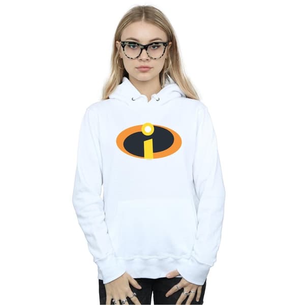 Disney Womens/Ladies The Incredibles Costume Logo Hoodie
