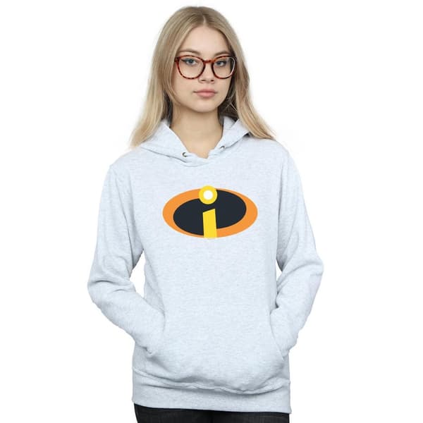 Disney Womens/Ladies The Incredibles Costume Logo Hoodie