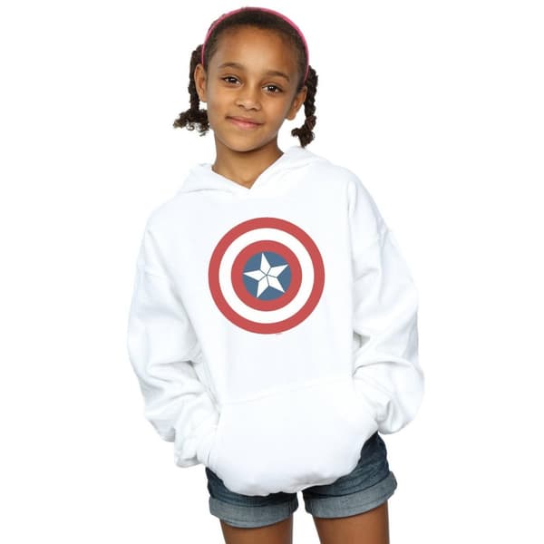 Marvel Captain America Civil War Shield-hoodie för tjejer