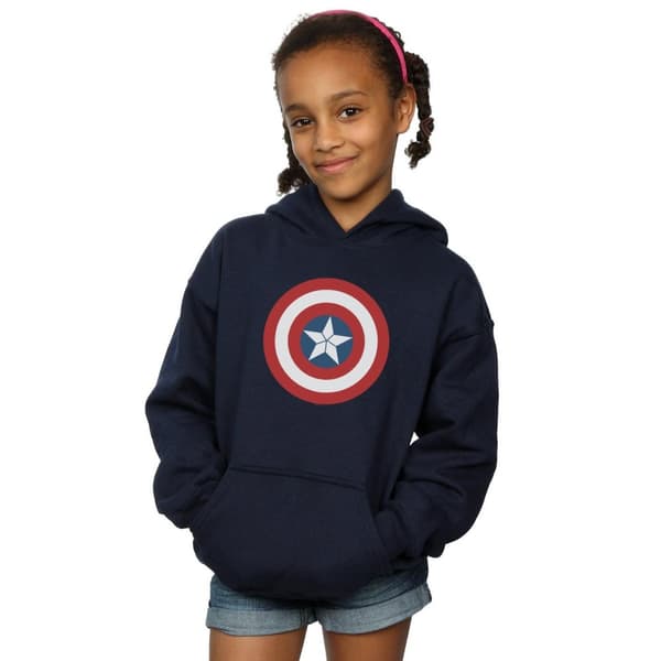 Marvel Captain America Civil War Shield-hoodie för tjejer