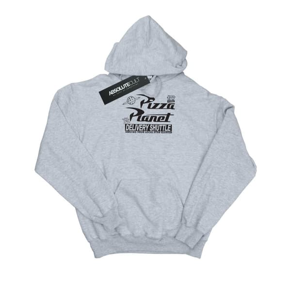 Disney Pojkar Toy Story Pizza Planet Logo Hoodie Sports Grey 7-8 Years